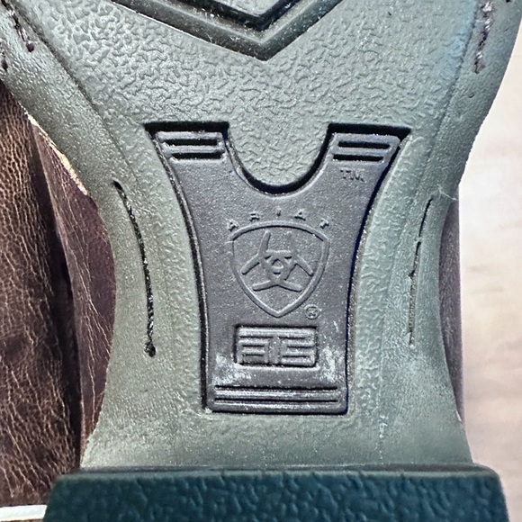 🌠Ariat Cowboy Boots | EUC | leather upper | brown w/pink inside | Women’s 6B - Picture 6 of 6